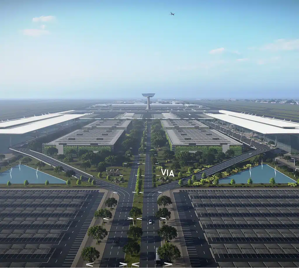 Vaal 3D airport rendering Image